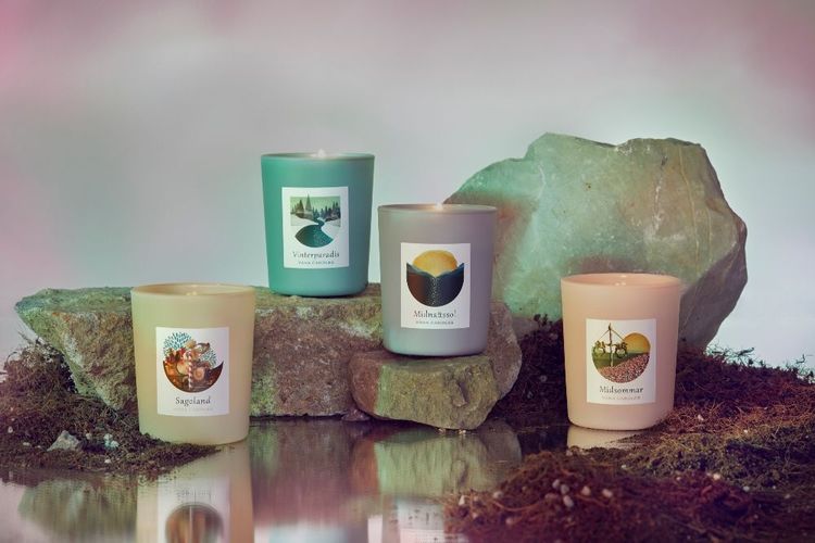 Vana Candles北歐幻彩系列蠟燭。品牌提供