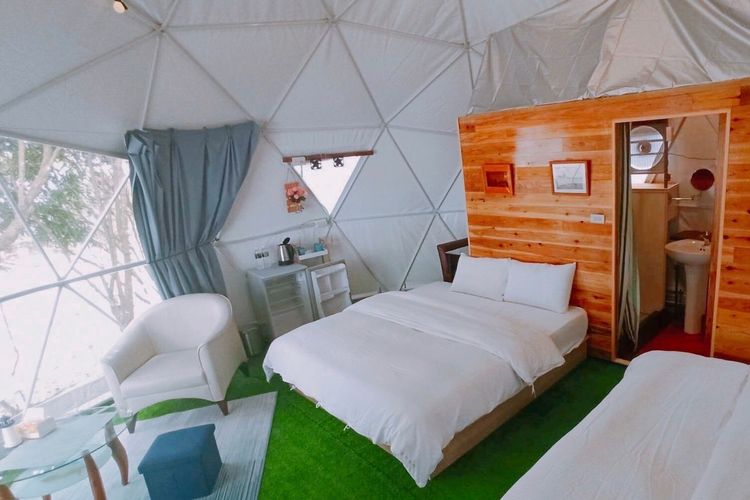 位於南投竹山、海拔900公尺的「空中邊境」坐擁絕佳視野，秋冬常見壯闊雲海。奧丁丁提供