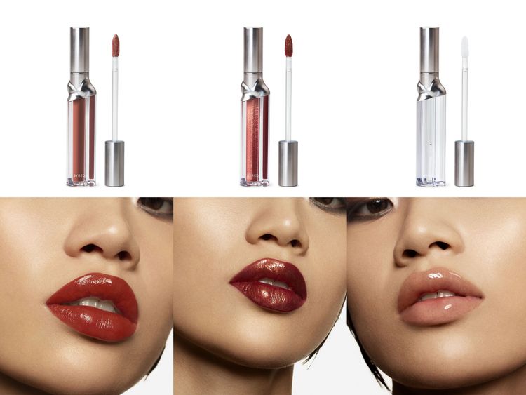 BYREDO唇露（左起）#222赤褐、#172熾吻、#301幽靈，各4g／1500元。品牌提供