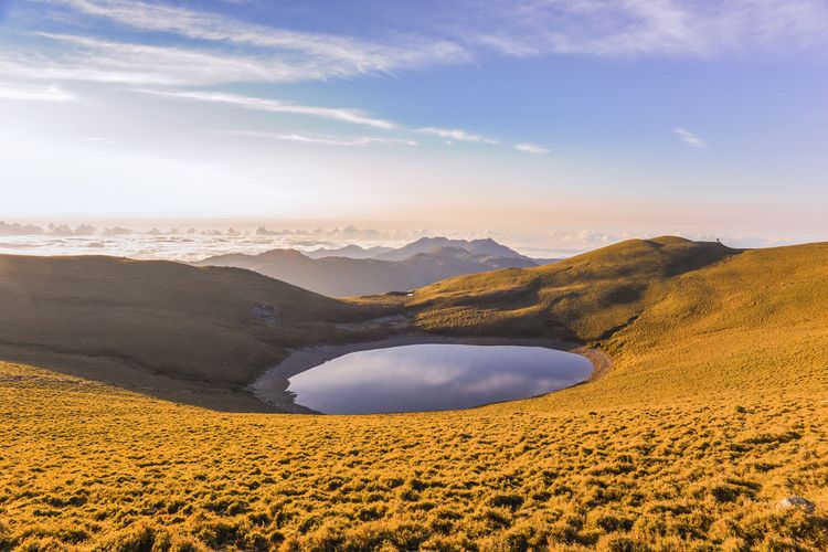 奧丁丁體驗跨年山林行程推薦－台東嘉明湖。奧丁丁提供