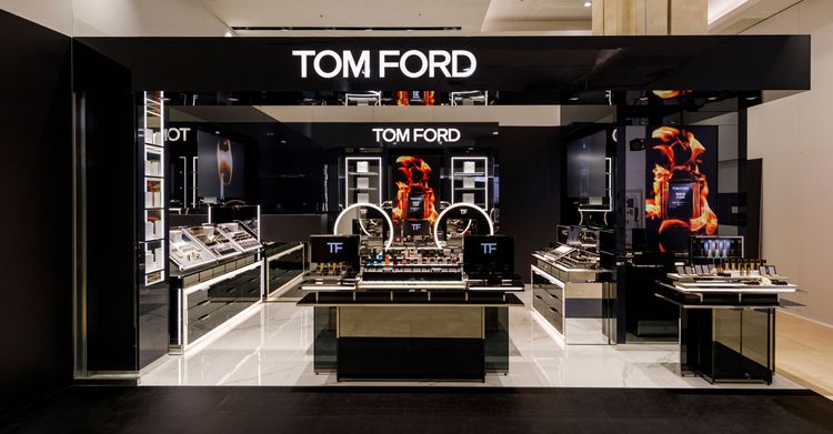 TOM FORD在高雄漢神巨蛋的全新櫃位。品牌提供