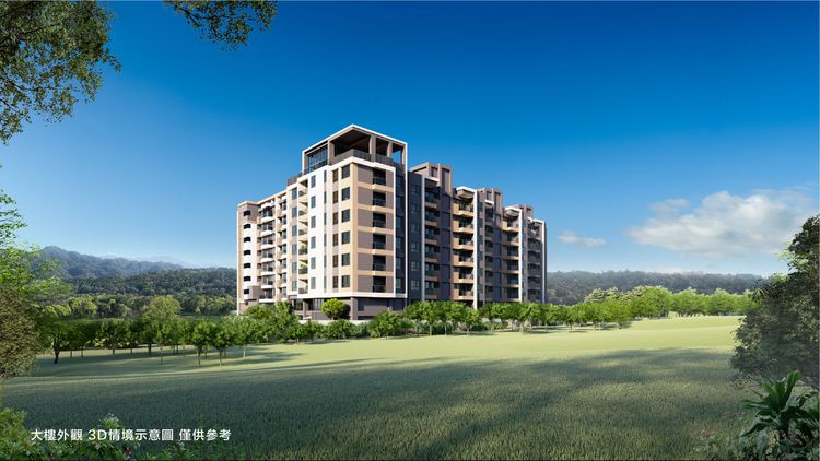 陶然自若主打北台唯一高球景觀宅。模擬圖，業者提供