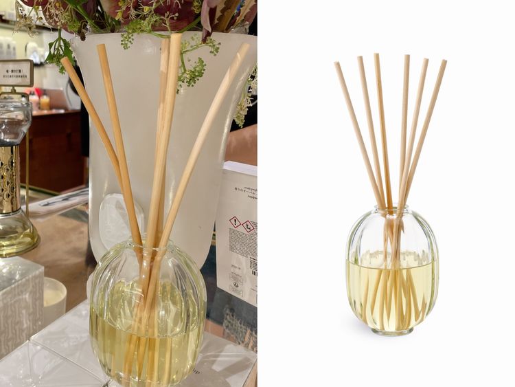聖日爾曼大道34號室內擴香擺件，200ml／5800元。左圖張家玲攝、右圖品牌提供