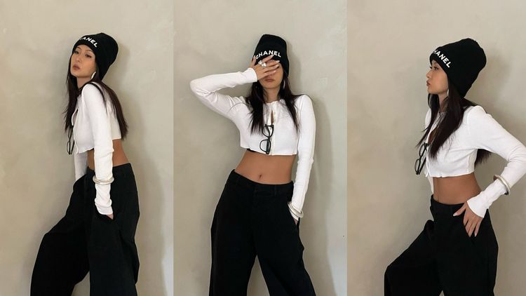 孫芸芸的「上班裝」，引來許瑋甯稱讚「這麼漂亮」。翻攝aimeeyunyunsun IG