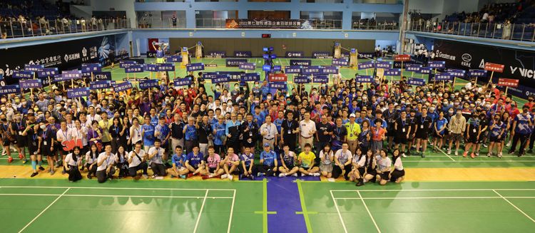 牧德盃羽球賽吸引超過60支球隊參賽。大會提供