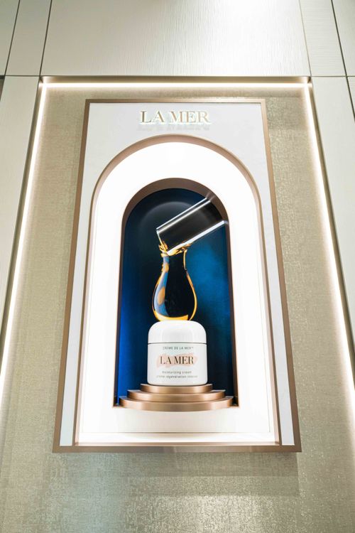 專櫃內低調奢華風的裝潢。品牌提供