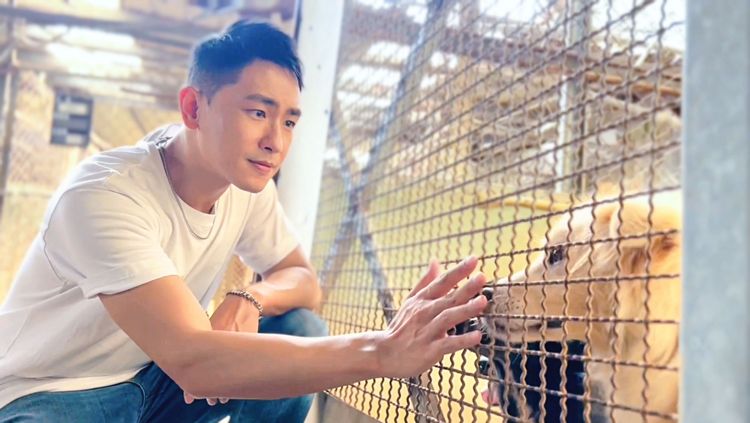 陳謙文也特別到中華民國保護動物協會所屬八里保育場取景。葡萄長文創工作室提供 