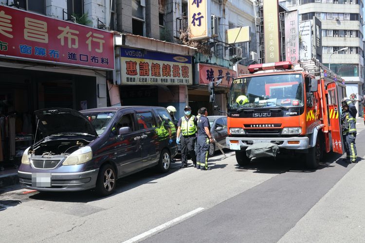 準備收隊虛驚一場。張喆喜攝