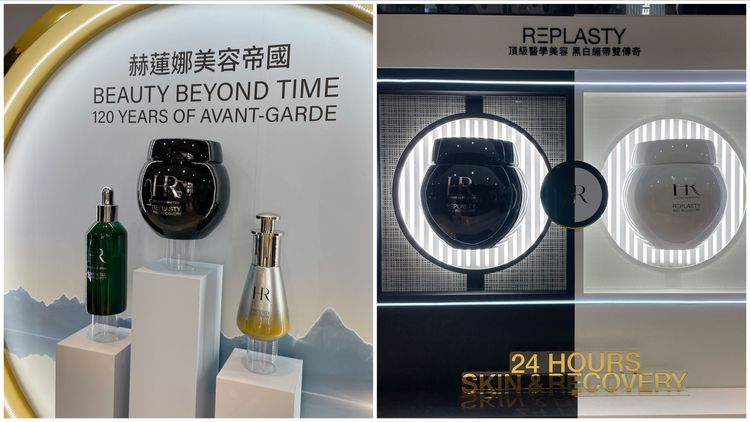 現場的拍照區，打造了巨型版的明星商品裝置。張家玲攝