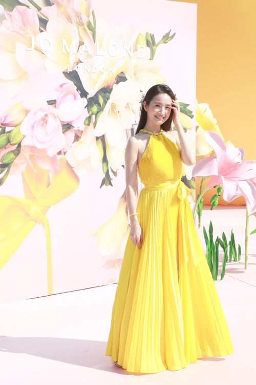 現場還佈置有小小的英倫花園。朱世閎攝