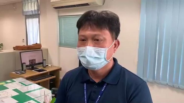 自來水公司二林營運所主任田吉星表示，水黃事件已完成改善。孫英哲攝
