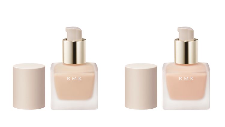 RMK液狀粉霜新色選#100（左）、#200L（右），各30ml／1600元。品牌提供