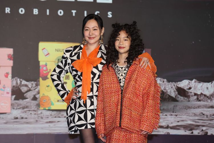 小S母女倆都是時尚造型現身。彭欣偉攝