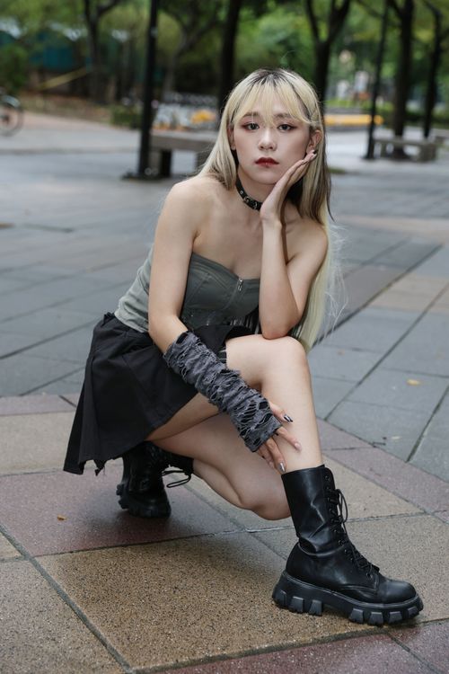 笑笑喜愛K-pop Cover，覺得跳起來又酷又性感。彭欣偉攝