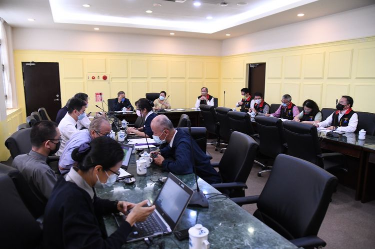 花蓮縣府與慈濟召開重建會議。縣府提供