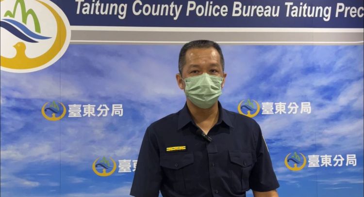 台東分局副局長林慶村。台東分局提供