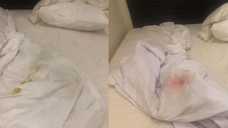 女網友不知道房客怎麼會把房間搞成這樣。翻攝《爆廢公社》