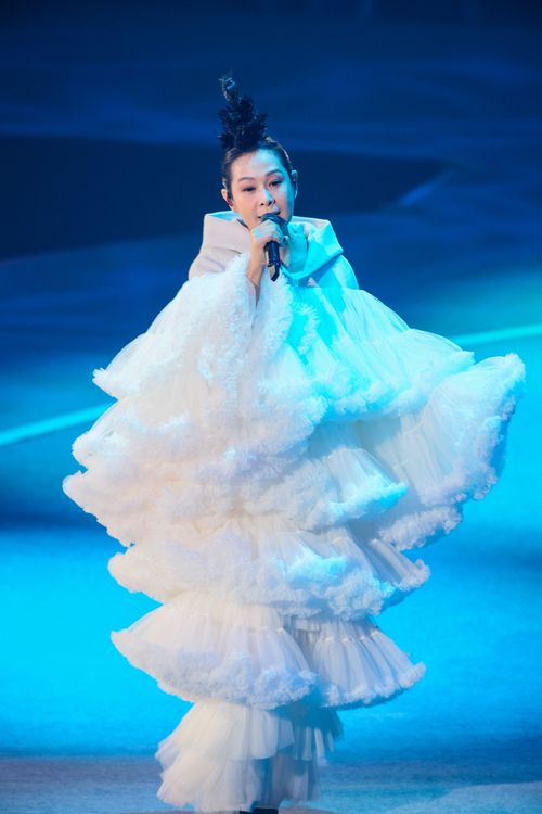 劉若英演唱歷年膾炙人口經典歌曲。鄭孟晃攝