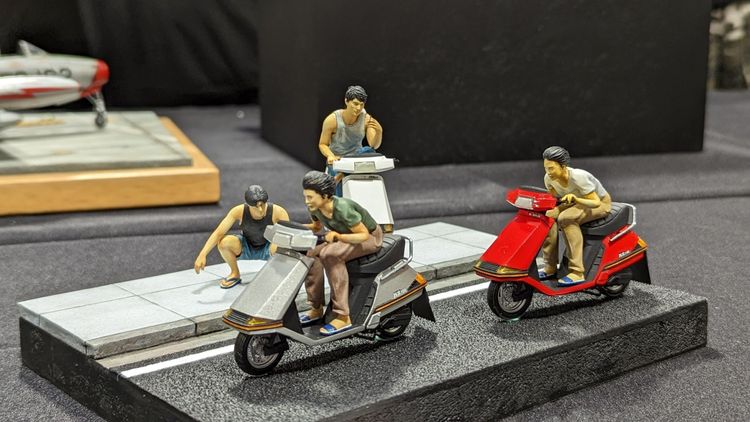 第10屆「開拓模型祭」很多作品細節都很到位。趙世平攝