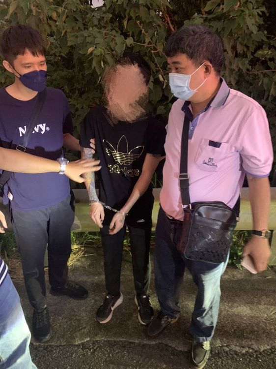 蘇男今天（4日）晚間6點許在國道3號雲林古坑路段遭警方逮捕。翻攝畫面