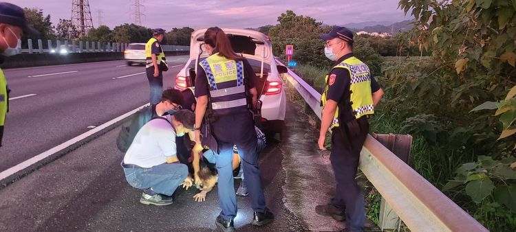 警方今天（4日）晚間6點許在國道3號雲林古坑路段將蘇男查緝到案。翻攝畫面