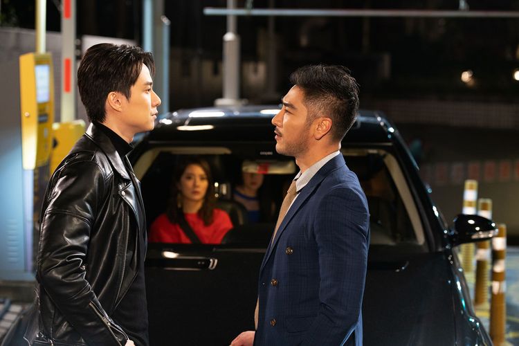 劉書宏（左）和羅平正邪對立。中視提供