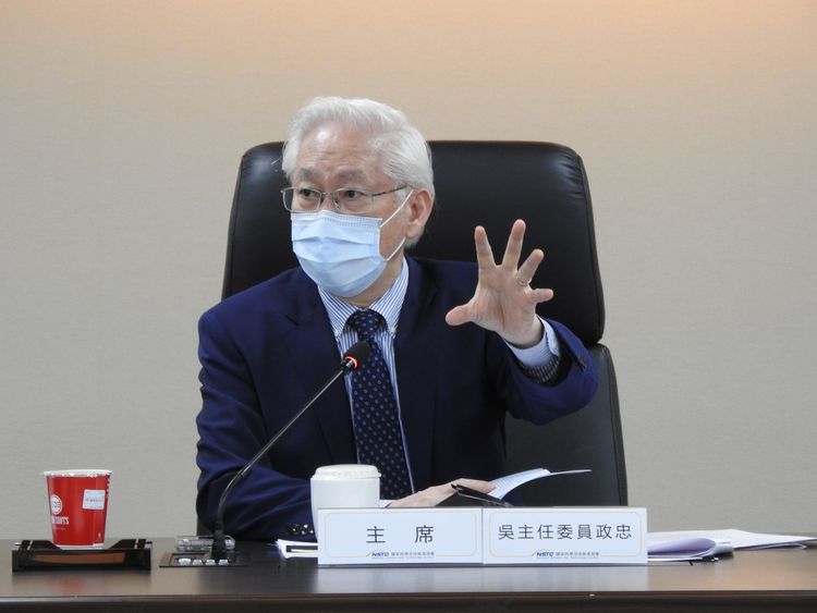 國科會主委吳政忠。國科會提供