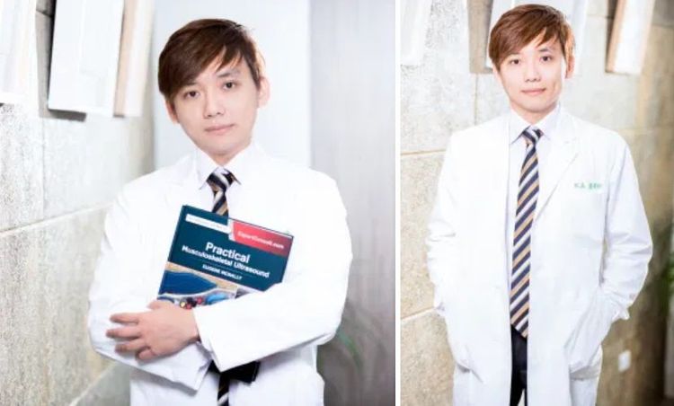 康鈞尉婚後偷吃許藍方。翻攝新生活復健科官網