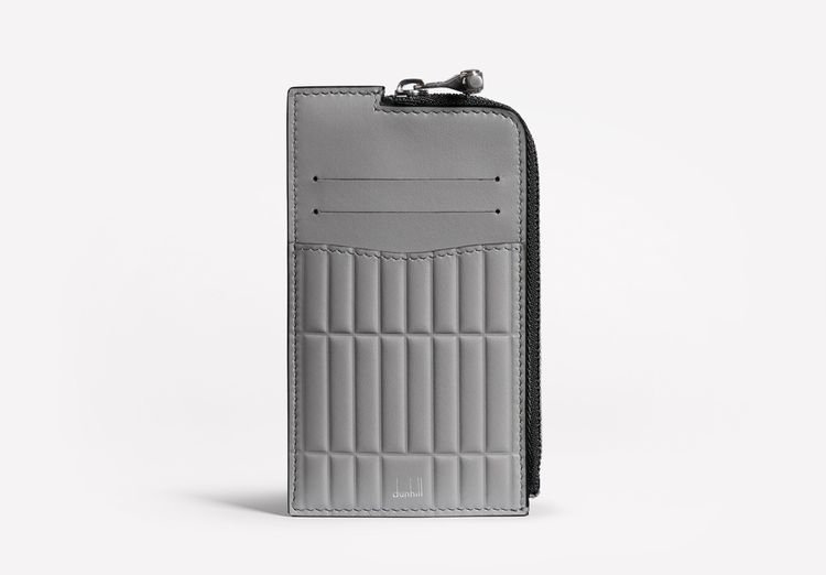  Rollagas灰色拉鍊卡包，1萬1500元。品牌提供