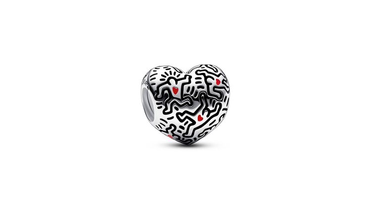 PANDORA x Keith Haring聯名系列跳舞小人串飾，2480元。品牌提供