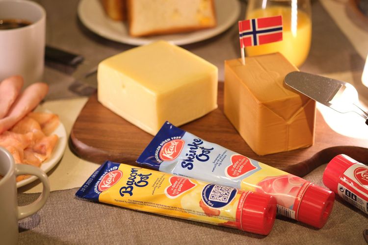挪威人經常以麵包搭配起司、果醬食用。陳志淵攝