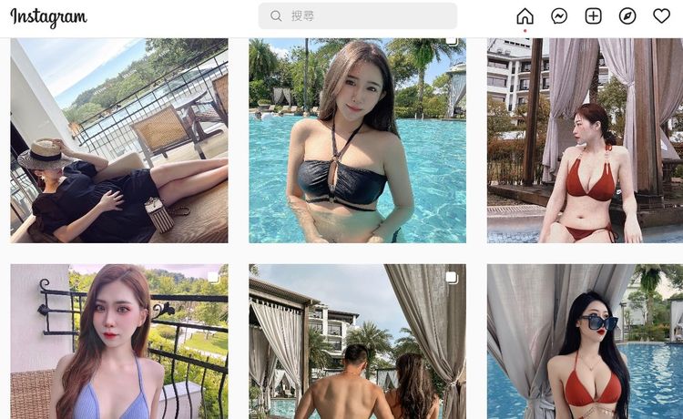 該度假酒店透過網美行銷，住房率表現佳。翻攝IG