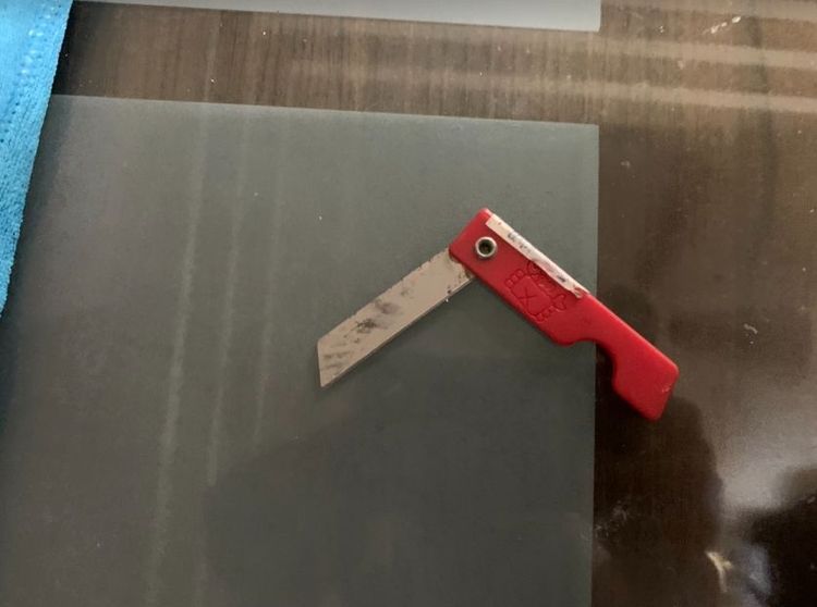 陳姓男子做案用的小刀。讀者提供