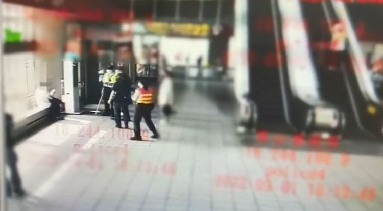 警方趕抵事發現場。翻攝畫面