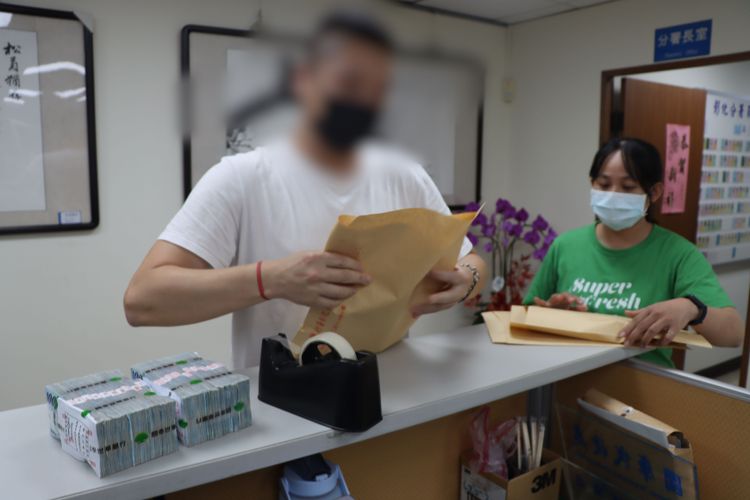 陳男籌得3百萬元繳納，避免被管收。彰化分署提供