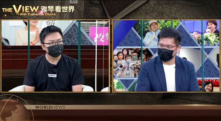 林佳龍承諾當選新北市長後啟動行政調查，還給恩恩爸一個真相。翻攝自年代電視《雅琴看世界》