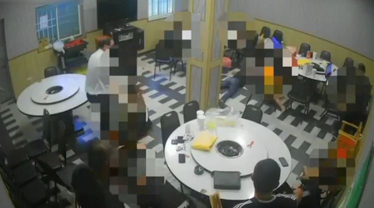 警方攻堅詐欺集團水房。翻攝畫面