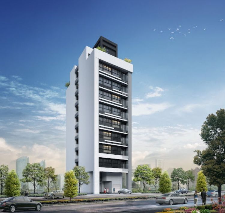 「昌田捷境」規劃15－21坪、整棟10層的住商混合大樓，訴求享受捷運機能和景平路商圈繁榮的精工宅，每坪開價65－68萬元。翻攝昌田捷境臉書