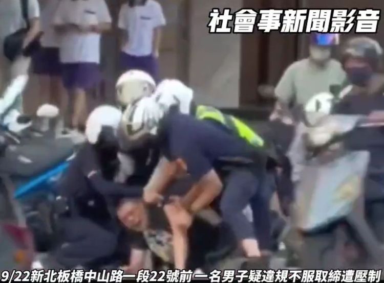 民眾拍下現場狀況上傳群組。翻攝自社會事新聞影音LINE頻道