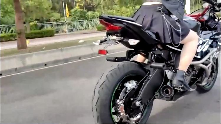 翻攝自女騎士的TikTok