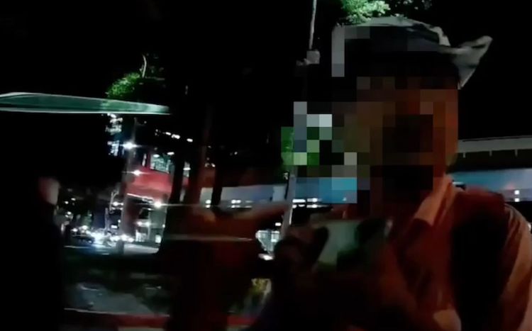 家醫科名醫林青穀日前酒後騎乘腳踏車遭警方送辦。翻攝畫面