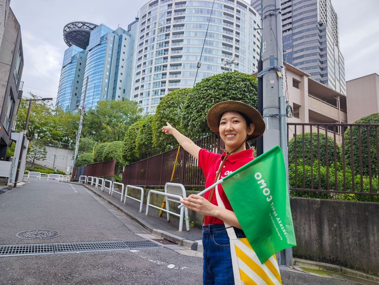 一般日本民眾對赤坂的第一印象，會聯想到是TBS電視台所在地。田欣雲攝