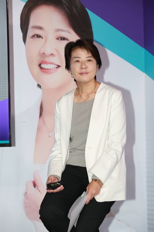 台北市長參選人黃珊珊。朱世閎攝