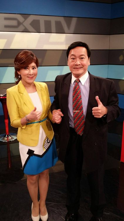 楊實秋(右)是楊澤祖的父親。翻攝楊實秋臉書