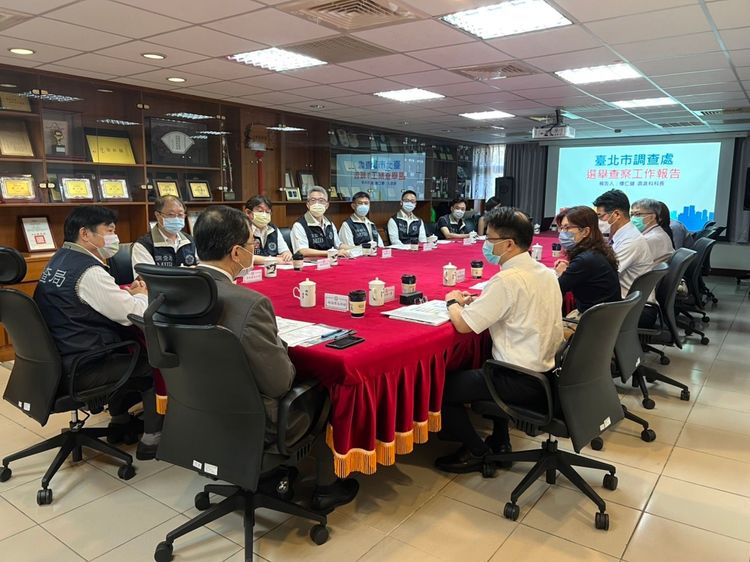 北檢檢察長林邦樑在會中提出這次九合一選舉查賄五大方向。台北地檢署提供