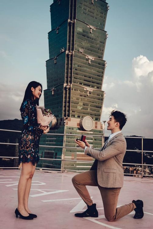 君悅酒店已成功助攻超過1500對佳偶求婚成功。台北君悅提供