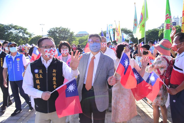 新竹縣府將舉辦雙十國慶升旗典禮。新竹縣提供