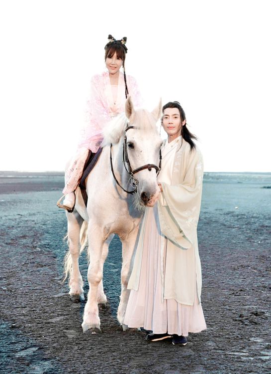 嬛嬛王凱拍音樂微電影。超級好幸福提供