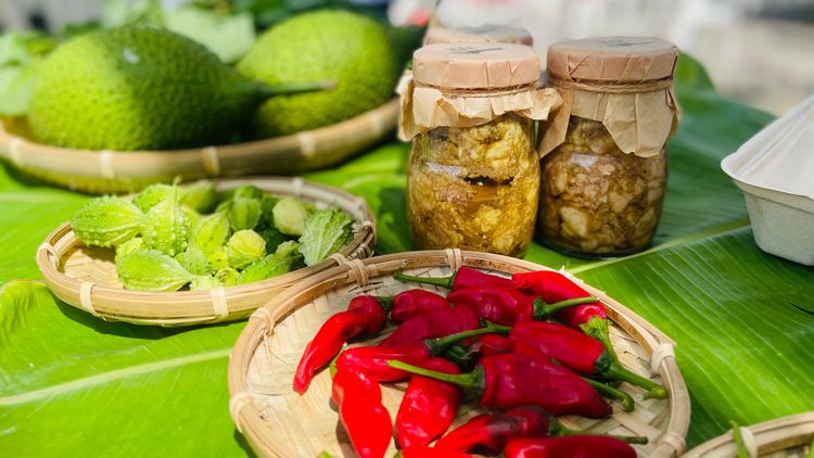 部落食療與傳統常見食材。古和純攝