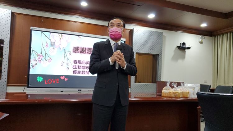 法務部長蔡清祥。呂志明攝